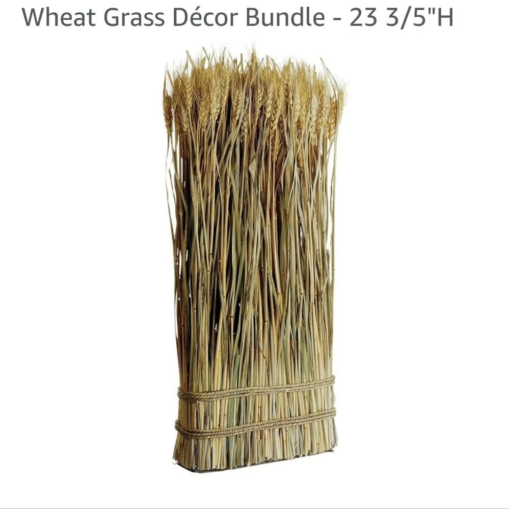 23-inch bundle of dried wheat.